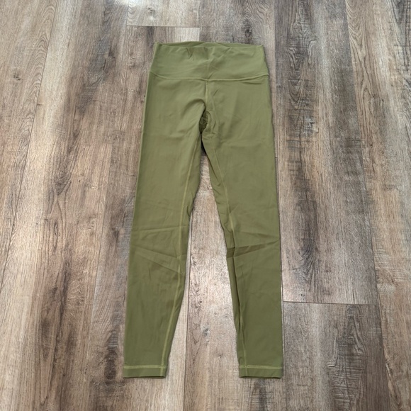 lululemon athletica Pants - Lululemon Olive Green Leggings Size 8